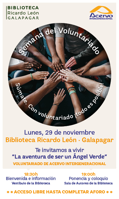 Invitación a la semana del voluntariado